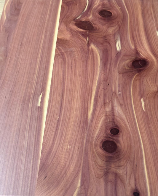 Pre-Finished 5/32 Cedar / Cedar for laser cutters / Double sided, MDF core