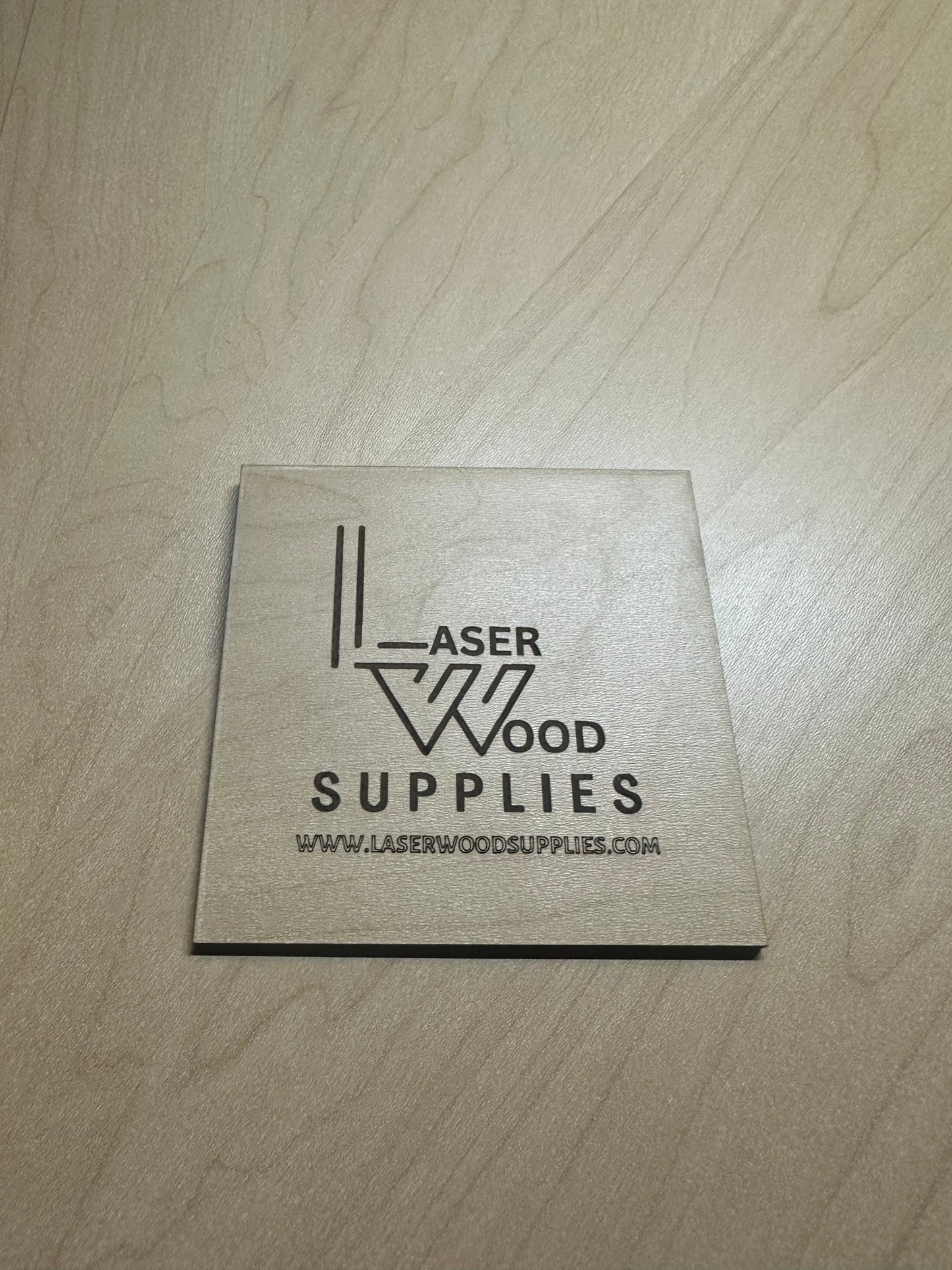 TruFlat® Maple 1/8 MDF, double sided, perfect for Glowforge or other CO2 Lasers