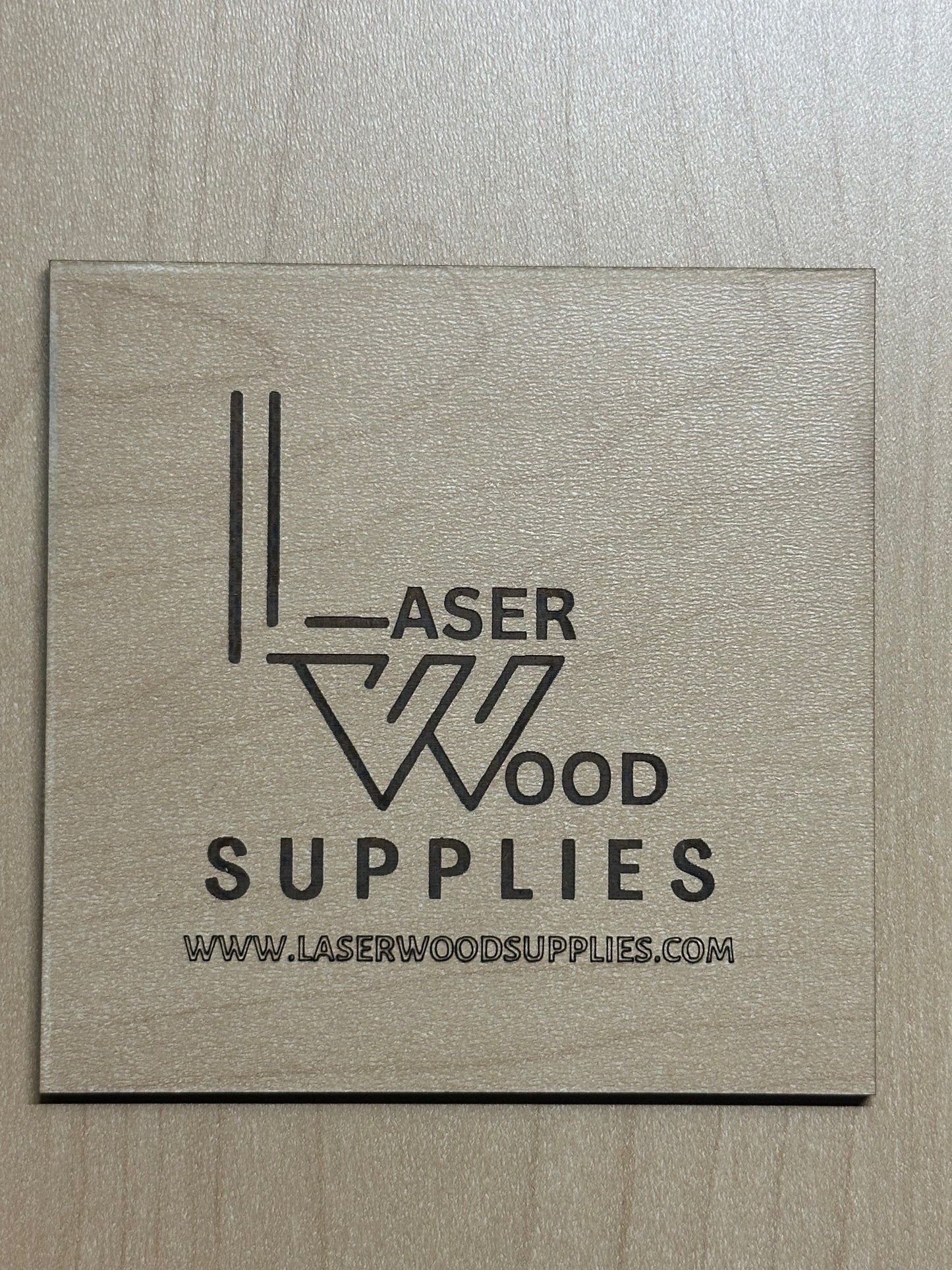 TruFlat® Maple 1/8 MDF, double sided, perfect for Glowforge or other CO2 Lasers