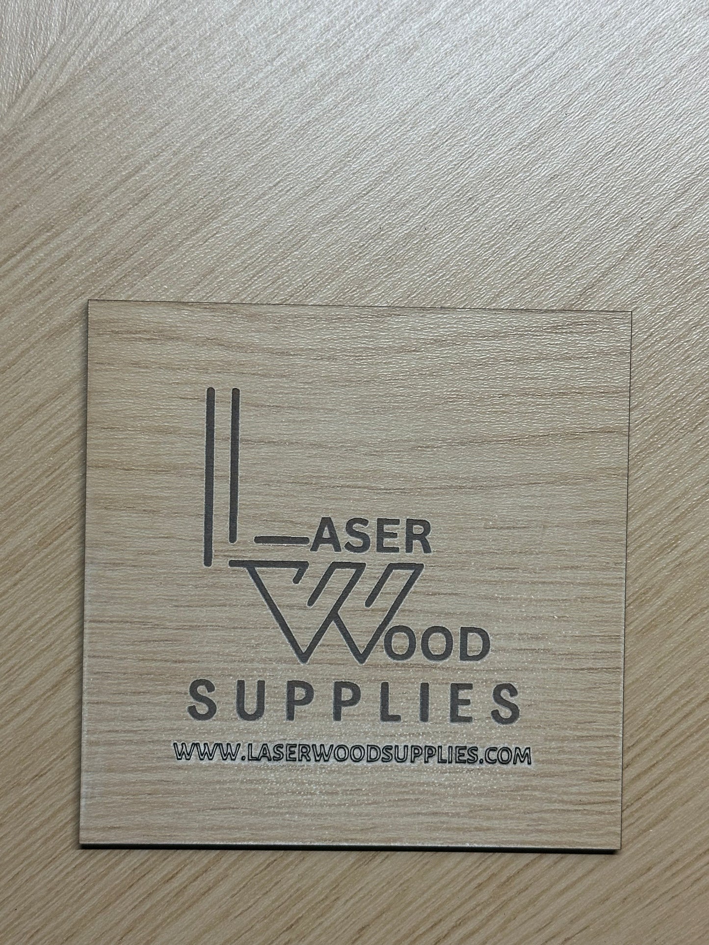 TruFlat® Oak 1/8 MDF, double sided, perfect for Glowforge or other CO2 Lasers