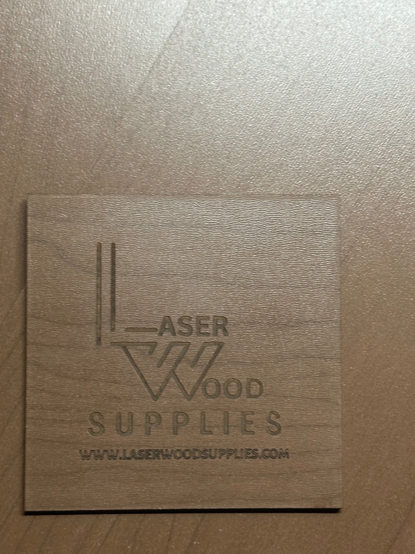 TruFlat® Walnut 1/8 MDF, double sided, perfect for Glowforge or other CO2 Lasers