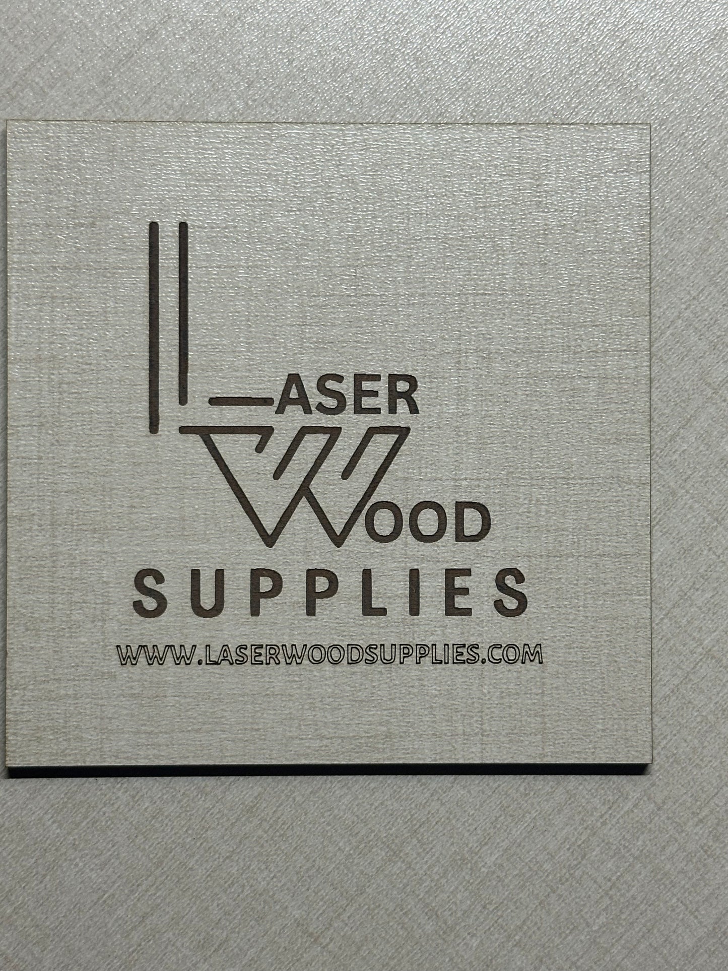 TruFlat® Linen 1/8 MDF, double sided, perfect for Glowforge or other CO2 Lasers