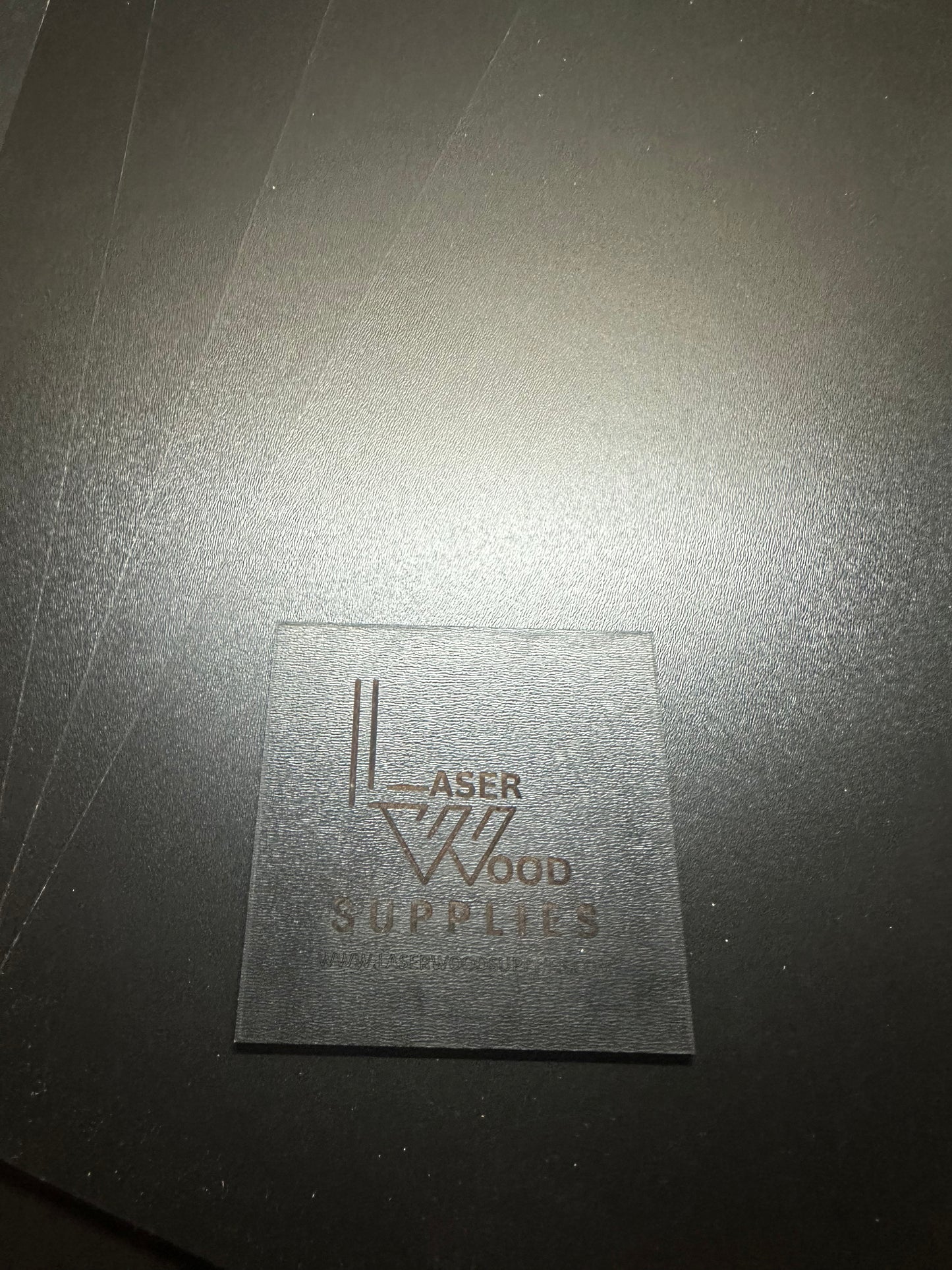 TruFlat® Black 1/8 MDF, double sided, perfect for Glowforge or other CO2 Lasers
