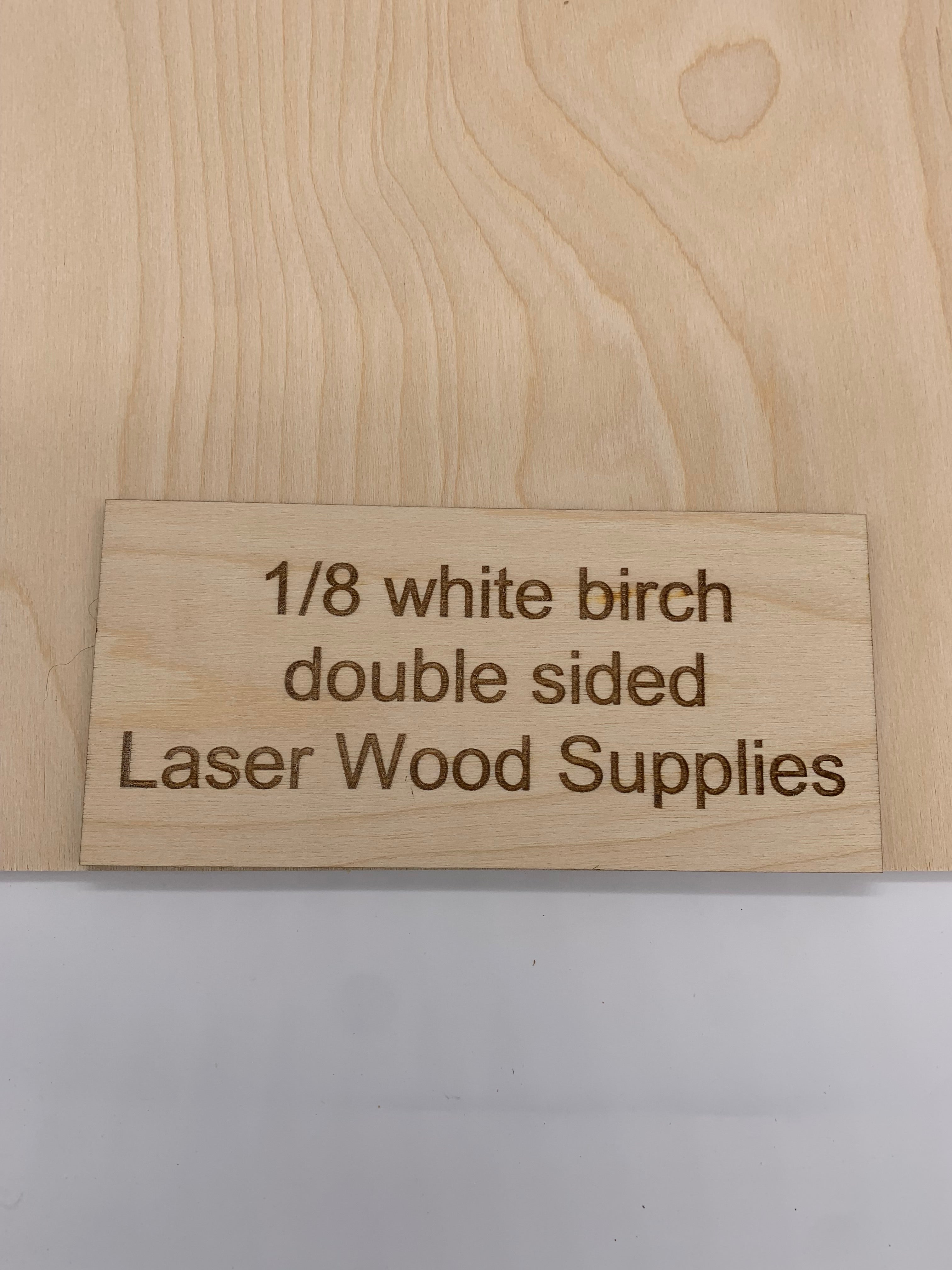 5/32 White Birch Plywood / wood for laser cutters