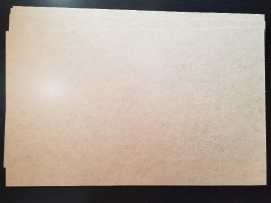 X-Large 1/8 MDF Sheets / Large Sheets / Perfect for Mira9/Thunder/OMTech