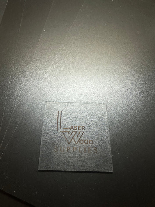 TruFlat® Black 1/8 MDF, double sided,  perfect for Glowforge or other CO2 Lasers