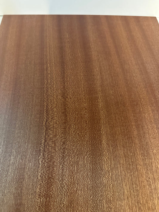 Pre-Finished 5/32 Sapele for laser cutters / Double sided, MDF core