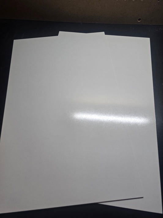 TruFlat® White 2.0 - 1/8 MDF, double sided,  perfect for Glowforge or other CO2 Lasers