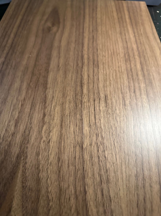 Pre-Finished 5/32 Walnut / Walnut for laser cutters / Double sided, MDF core