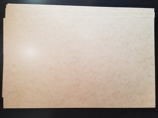 50 SHEETS - 1/8 MDF  **NOT SHINY** Perfect for lasers/Glowforge BULK BOX - FREE UPS SHIPPING