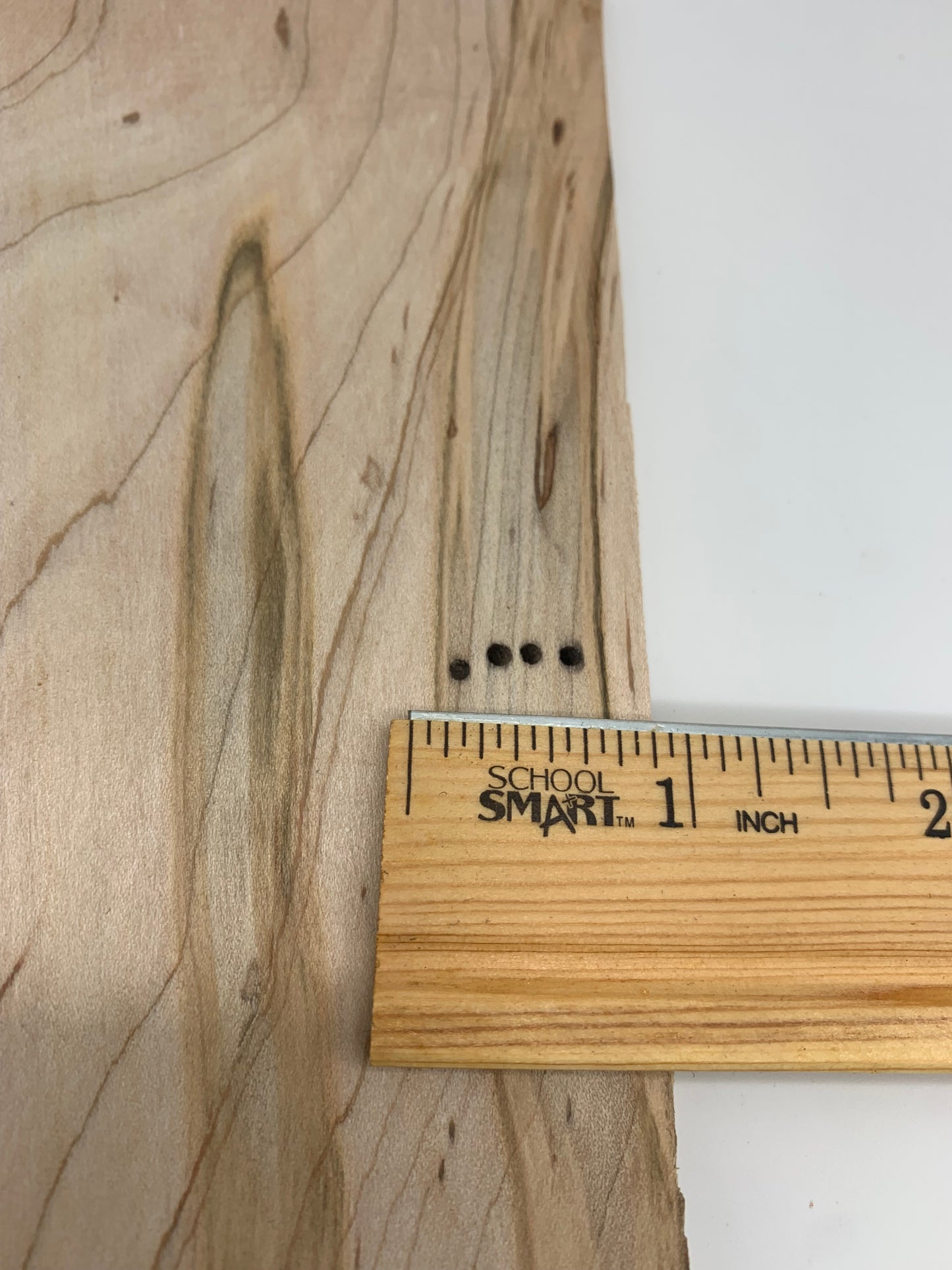 Ambrosia Maple Hardwood, 1/8 thick, perfect for laser cutting.