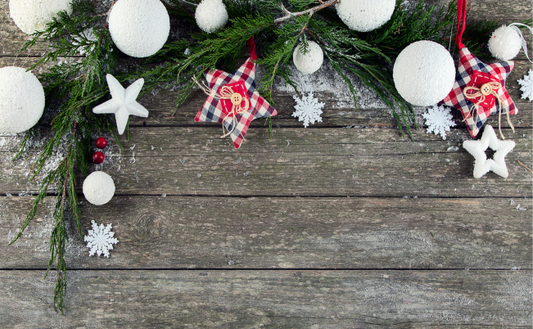 FANCY AF Barn Wood Christmas Background