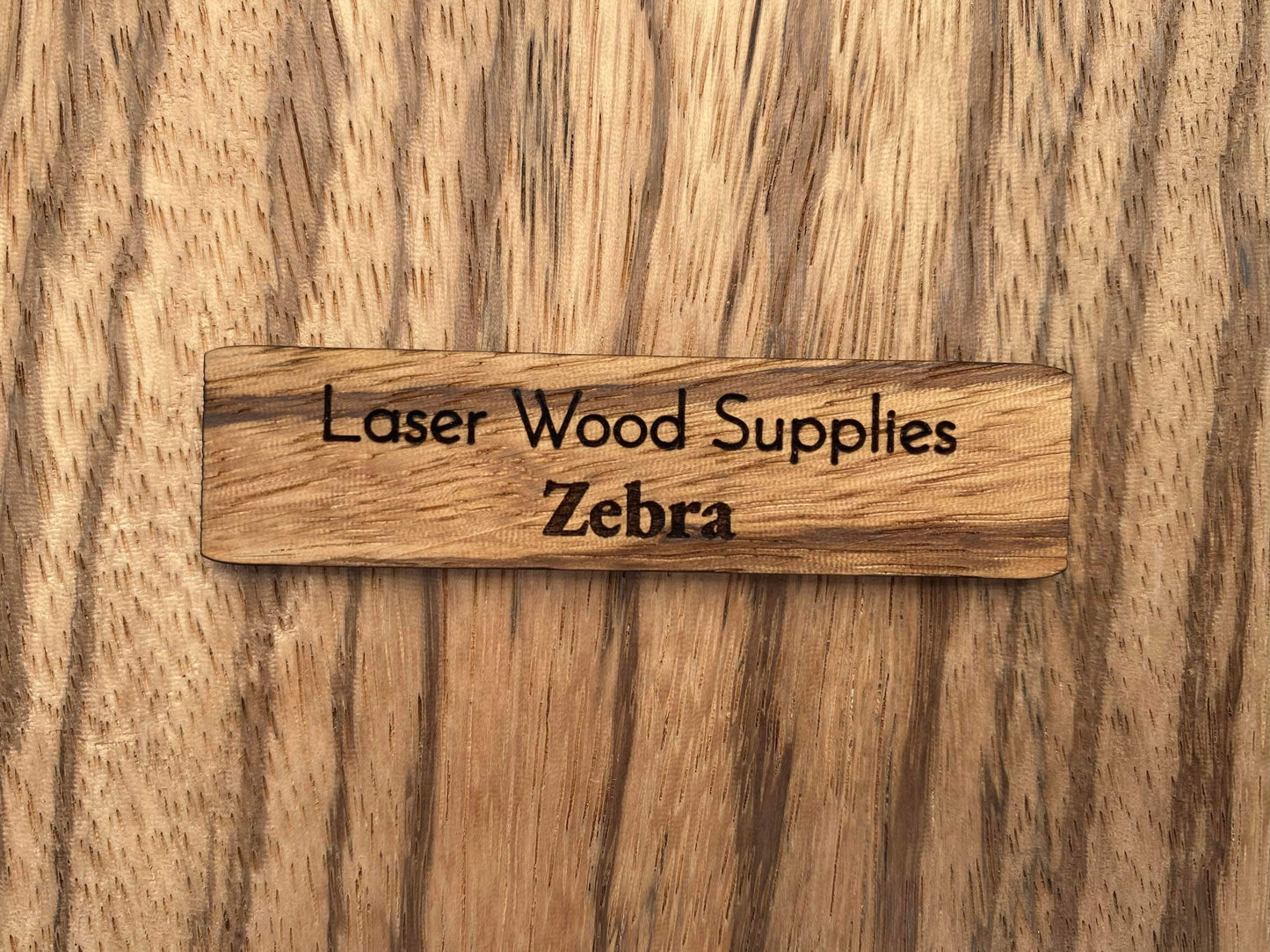 Zebrawood Hardwood, 1/8 thick, perfect for laser cutting.