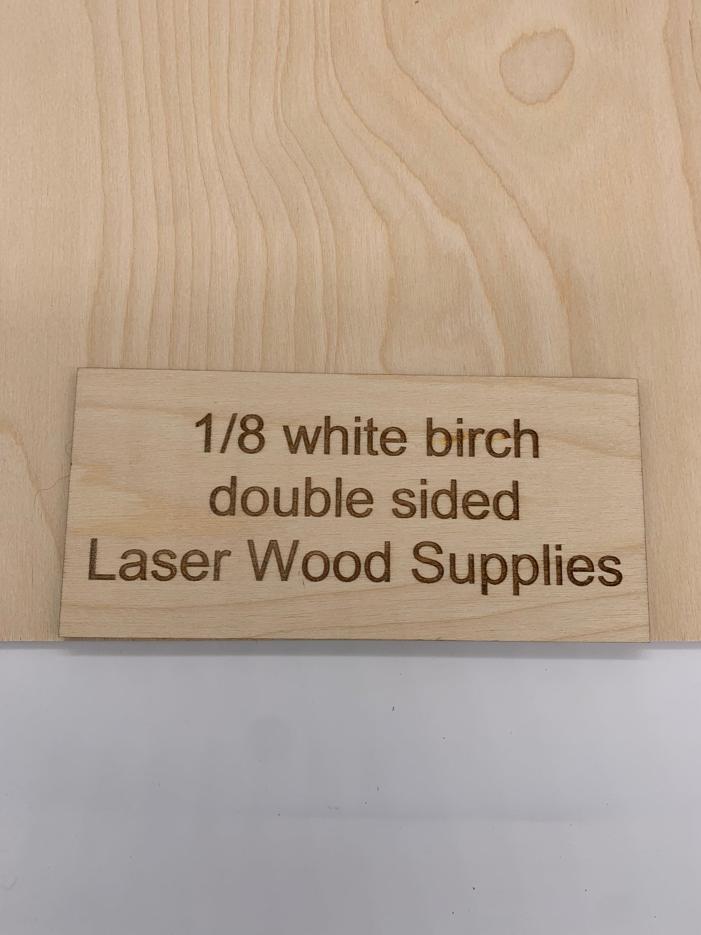 5/32 White Birch Plywood /  wood for laser cutters