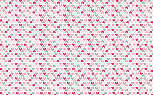 FANCY AF Valentines Day  Pink and Gray Hearts