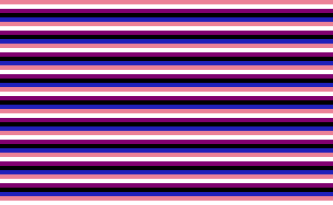 FANCY AF .25" Stripe Gender Fluid Flag