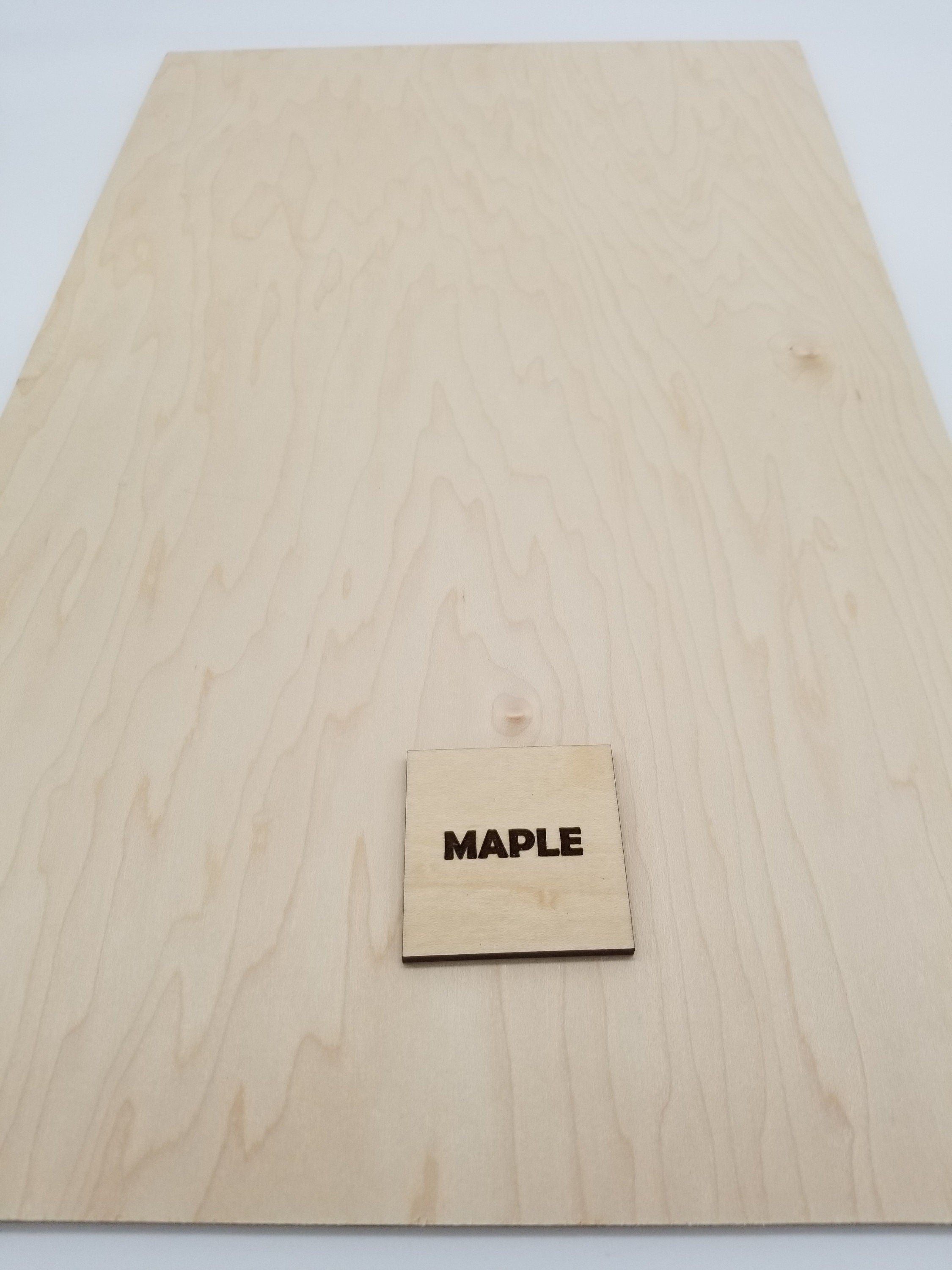 1/8 Maple Plywood / Maple for laser cutters – Laser Wood Supplies