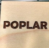 1/8 Poplar Plywood / Poplar for laser cutters