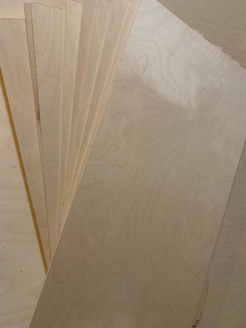 6mm Baltic Birch Plywood sheets perfect for Glowforge/Laser Cutting