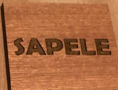1/8 Sapele Plywood / Sapele for laser cutters