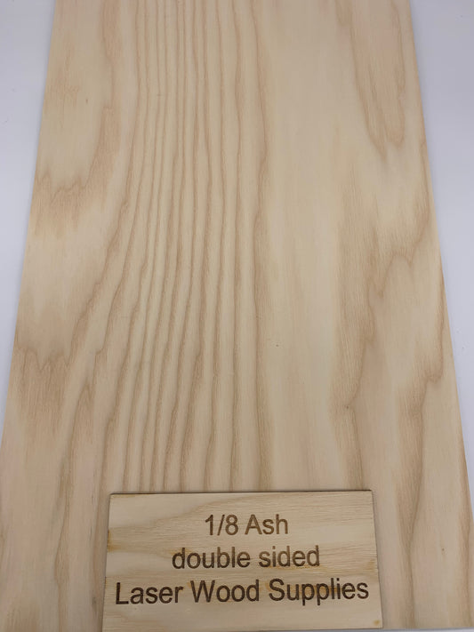 1/8 Ash plywood for laser cutters