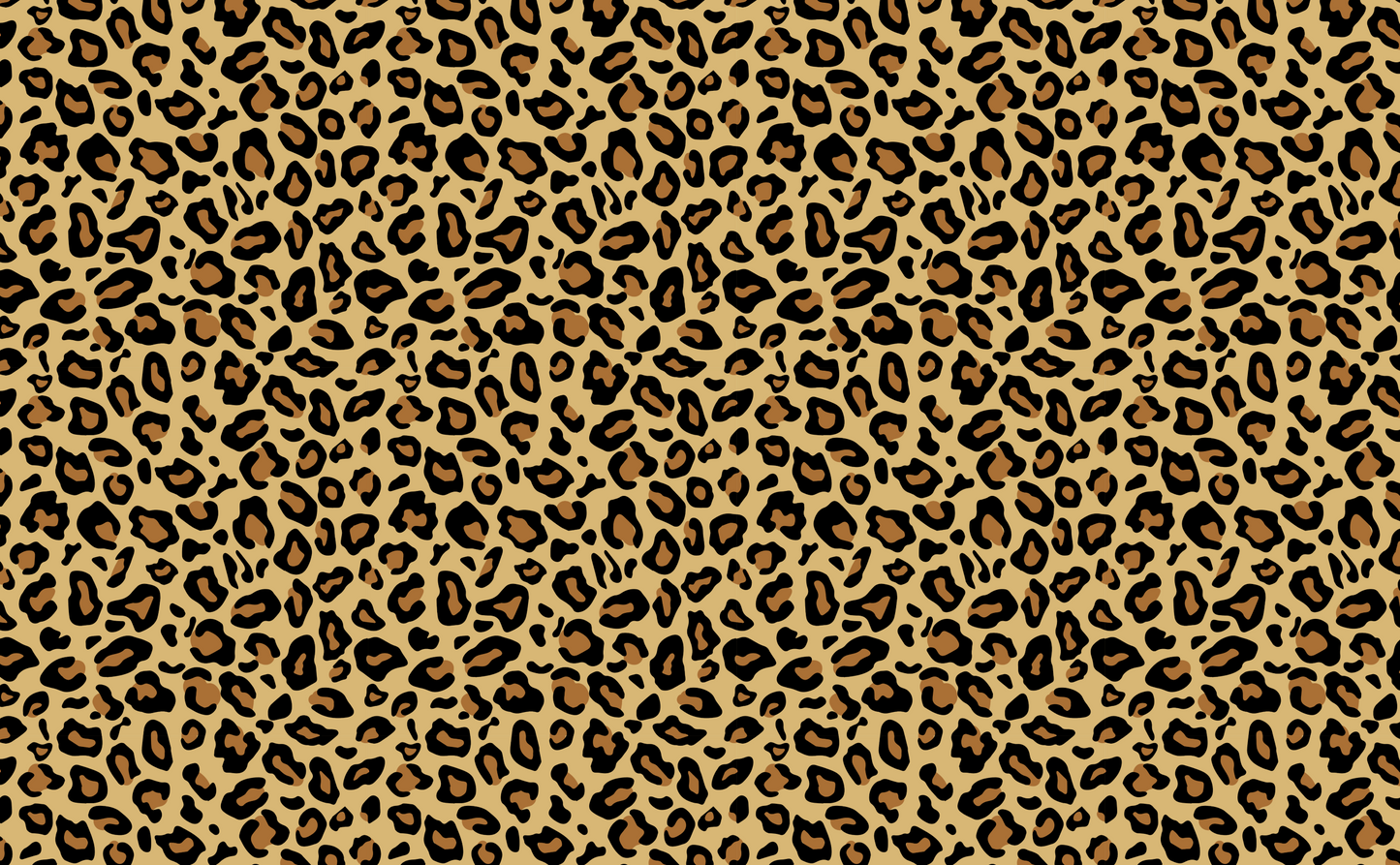 FANCY AF WOOD Leopard Print