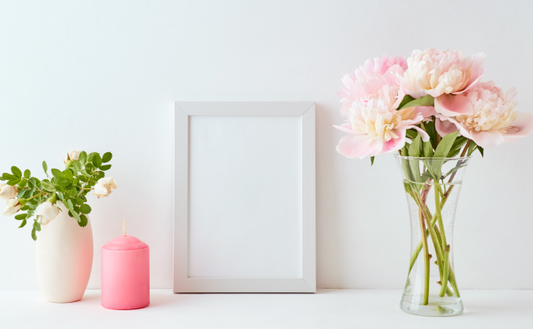 FANCY AF Peony and Frame Background