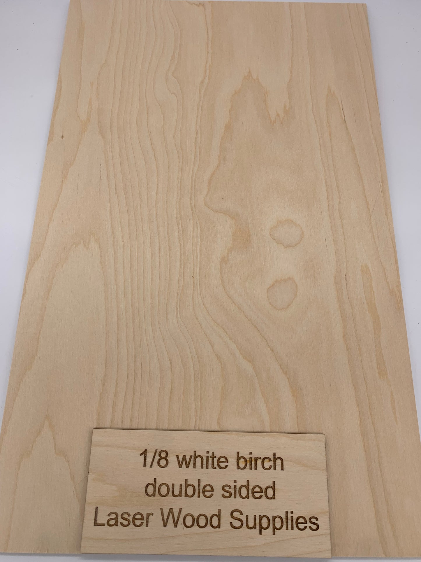 1/8 White Birch Plywood /  wood for laser cutters